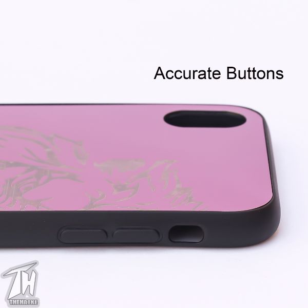Purple Lion mirror Silicone Case for Apple Iphone XR - The Hatke