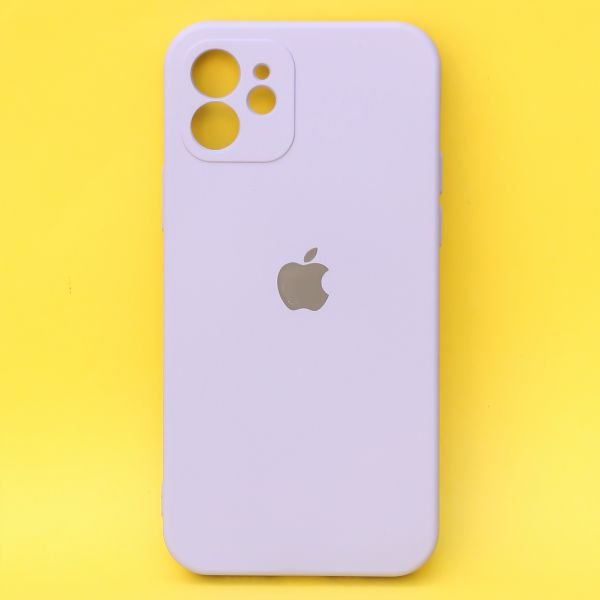 Purple Original Camera Silicone case for Apple iphone 12 Mini - The Hatke