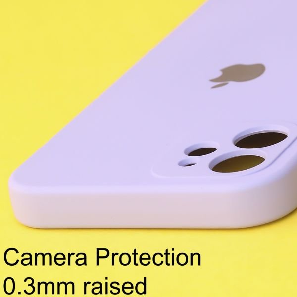 Purple Original Camera Silicone case for Apple iphone 12 Mini - The Hatke