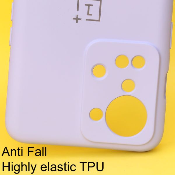 Purple Original Camera Silicone case for Oneplus Nord 2T - The Hatke