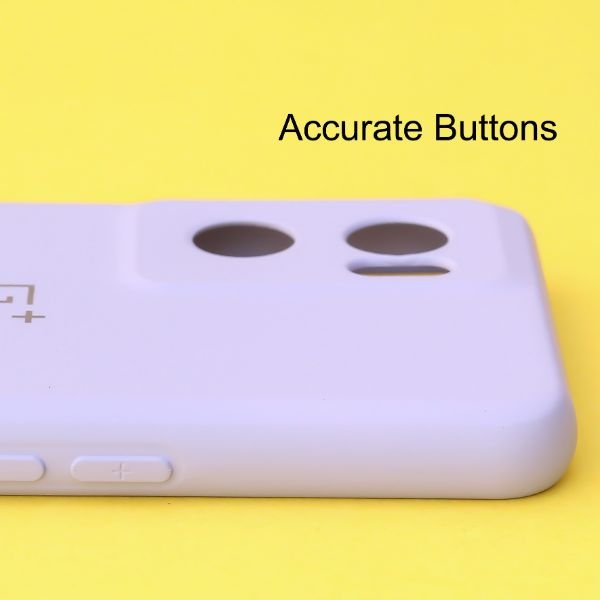 Purple Original Camera Silicone case for Oneplus Nord CE 2 - The Hatke
