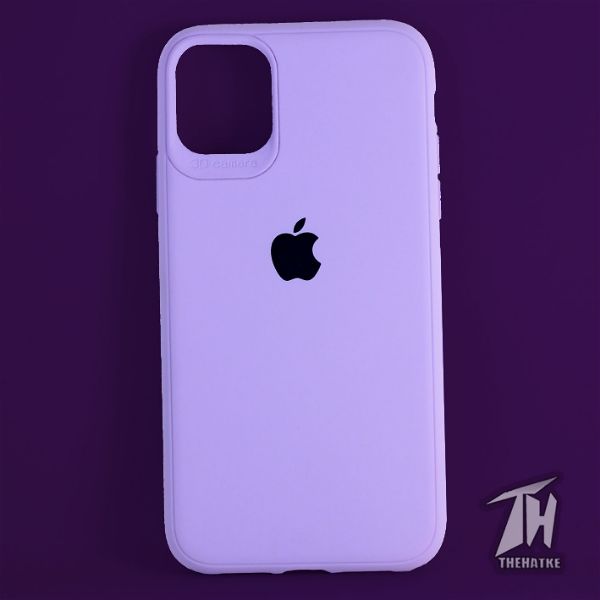 Purple Silicone Case for Apple iphone 12 pro max - The Hatke