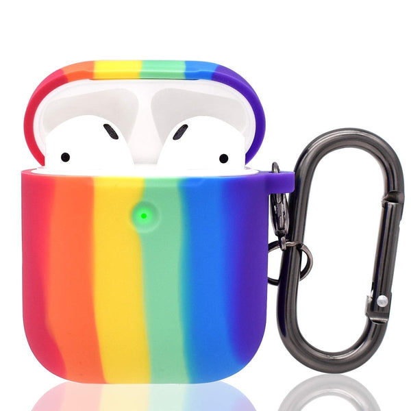 Rainbow Silicone Case For Apple Airpods 1/2 - The Hatke