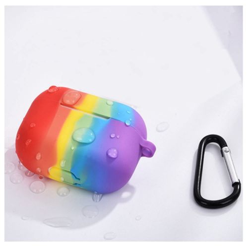 Rainbow Silicone Case For Apple Airpods 3 - The Hatke