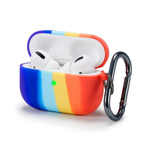 Rainbow Silicone Case For Apple airpods pro - The Hatke