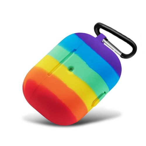Rainbow Silicone Case For Apple airpods pro - The Hatke