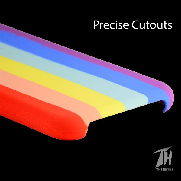 Rainbow Silicone Case for Apple iphone XR - The Hatke