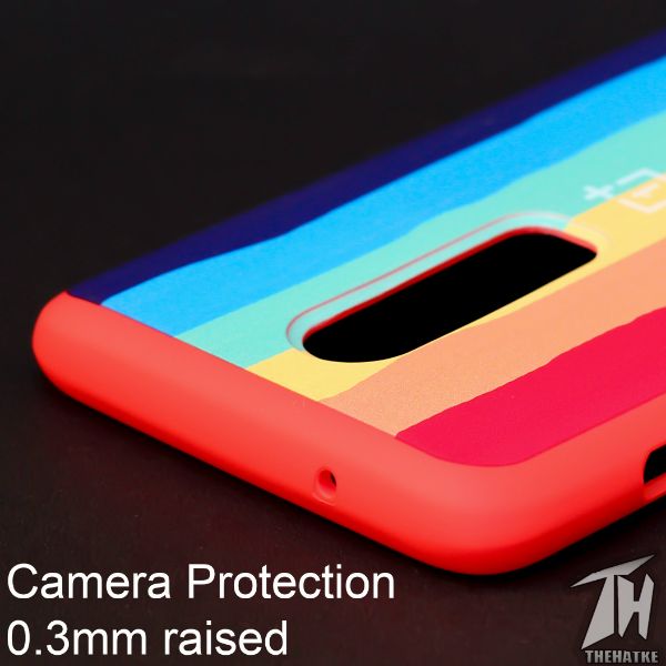 Rainbow Silicone Case for Oneplus 6 - The Hatke