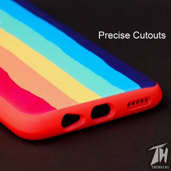 Rainbow Silicone Case for Oneplus 6 - The Hatke