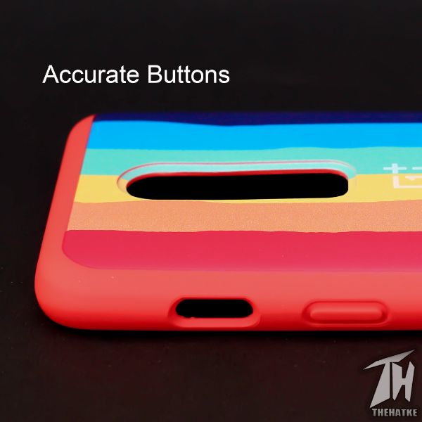 Rainbow Silicone Case for Oneplus 6 - The Hatke