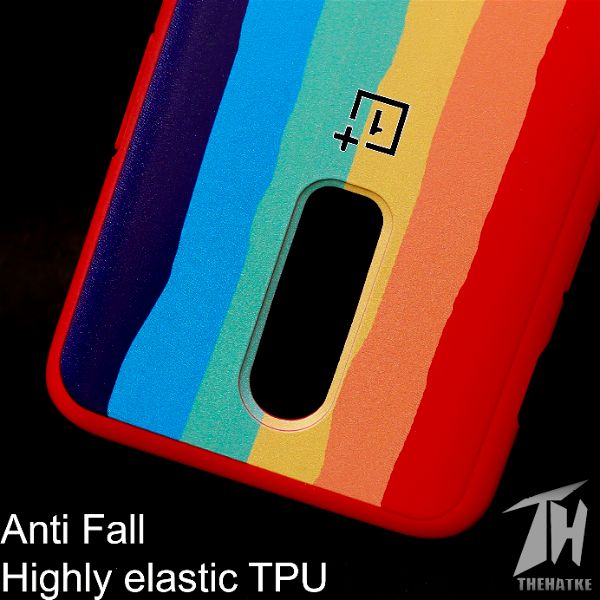 Rainbow Silicone Case for Oneplus 6 - The Hatke