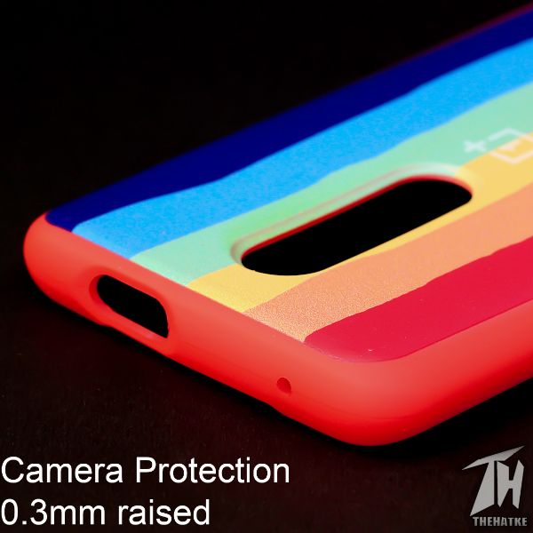 Rainbow Silicone Case for Oneplus 7 Pro - The Hatke
