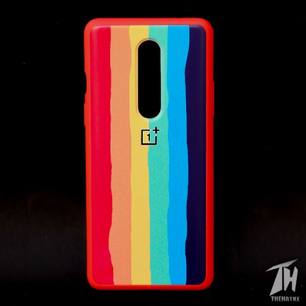 Rainbow Silicone Case for Oneplus 8 - The Hatke