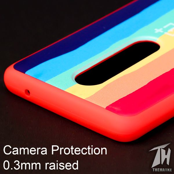 Rainbow Silicone Case for Oneplus 8 - The Hatke