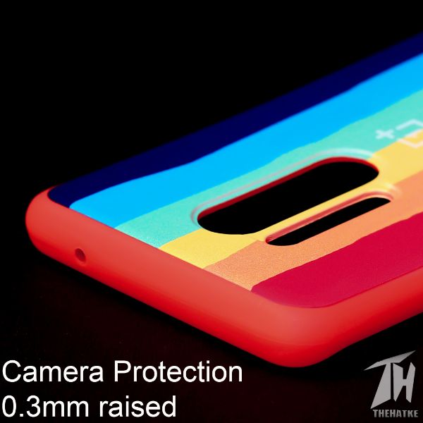 Rainbow Silicone Case for Oneplus 8 Pro - The Hatke