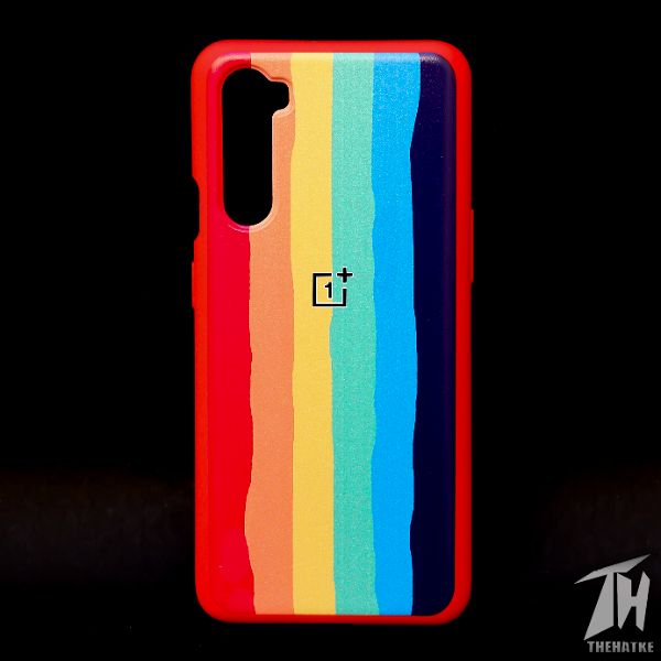 Rainbow Silicone Case for Oneplus Nord - The Hatke