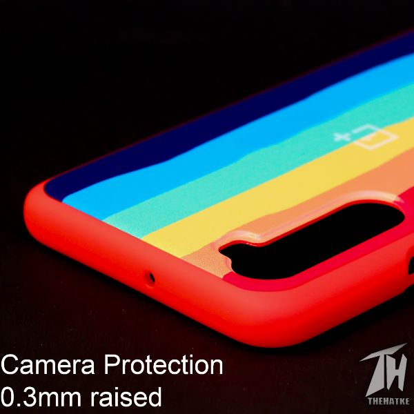 Rainbow Silicone Case for Oneplus Nord - The Hatke