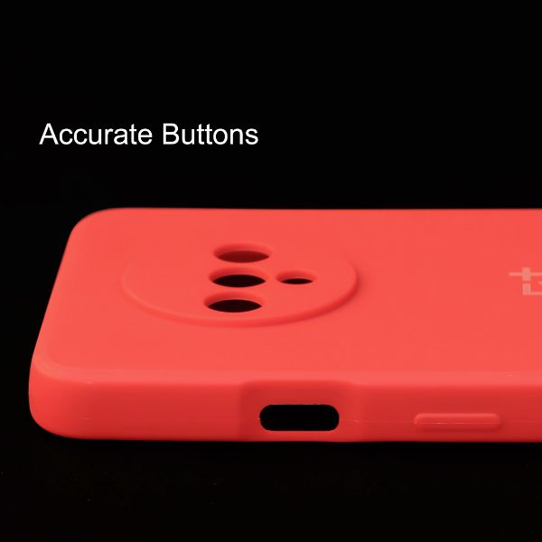 Red Camera Original Silicone Case for Oneplus 7T - The Hatke