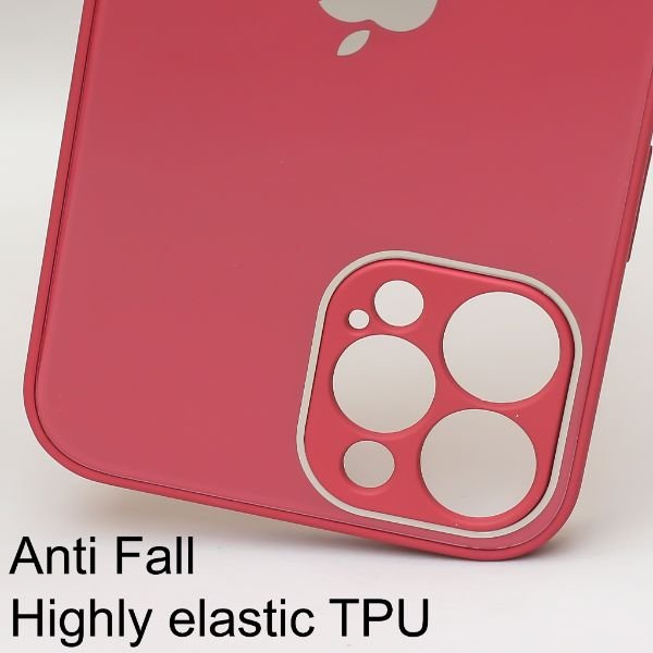 Red camera Safe mirror case for Apple Iphone 13 Pro Max - The Hatke