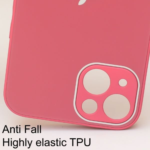 Red camera Safe mirror case for Apple Iphone 14 Plus - The Hatke