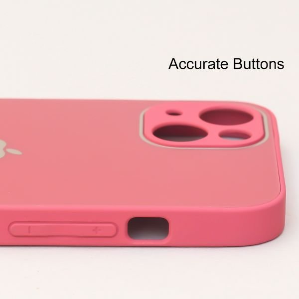 Red camera Safe mirror case for Apple Iphone 14 Plus - The Hatke