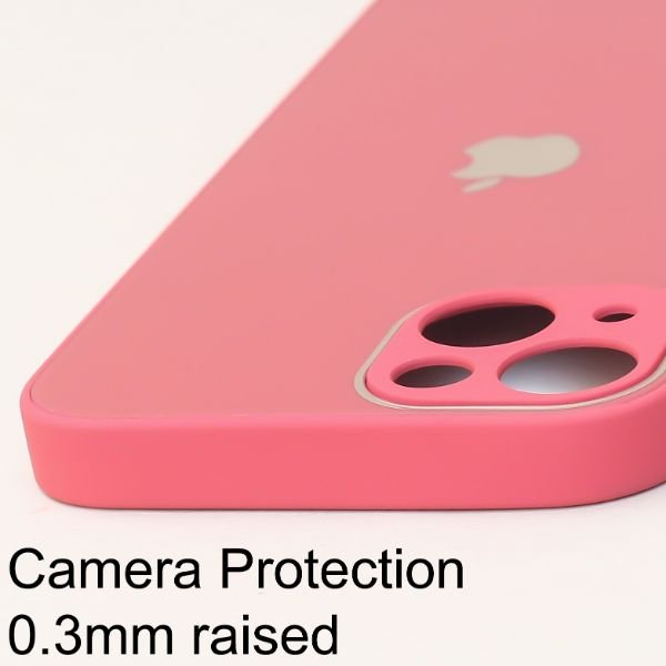 Red camera Safe mirror case for Apple Iphone 14 Plus - The Hatke
