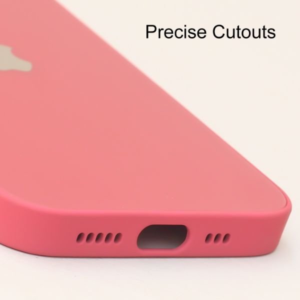 Red camera Safe mirror case for Apple Iphone 14 Plus - The Hatke