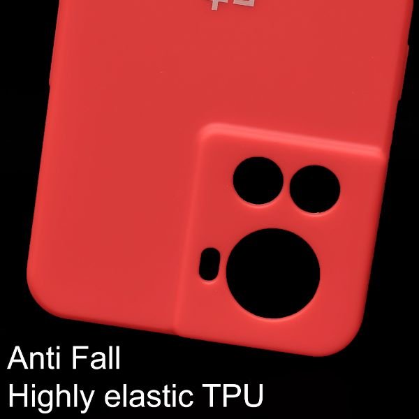 Red Candy Silicone Case for Oneplus 10R - The Hatke