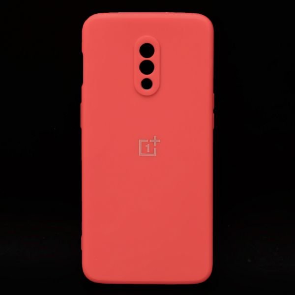 Red Candy Silicone Case for Oneplus 7 - The Hatke