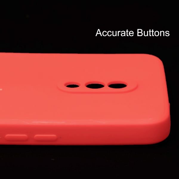 Red Candy Silicone Case for Oneplus 7 - The Hatke