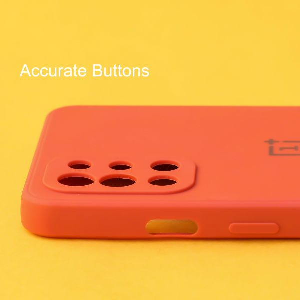 Red Candy Silicone Case for Oneplus 9R - The Hatke