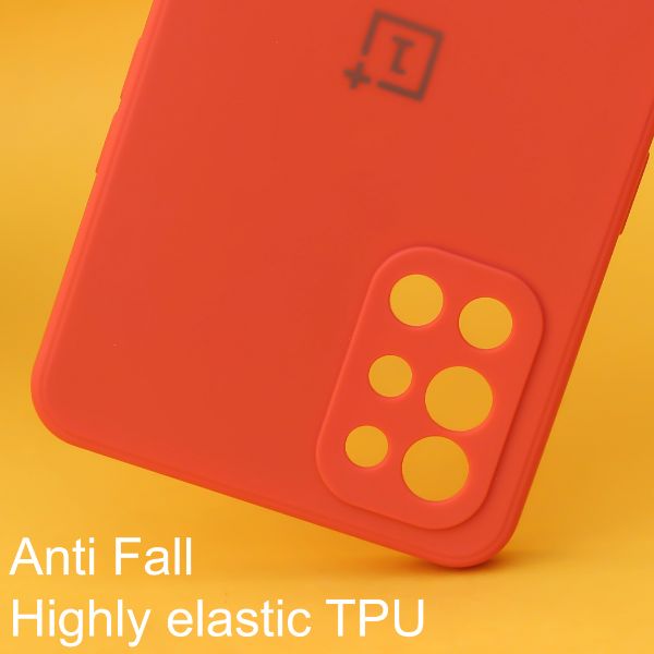 Red Candy Silicone Case for Oneplus 9R - The Hatke