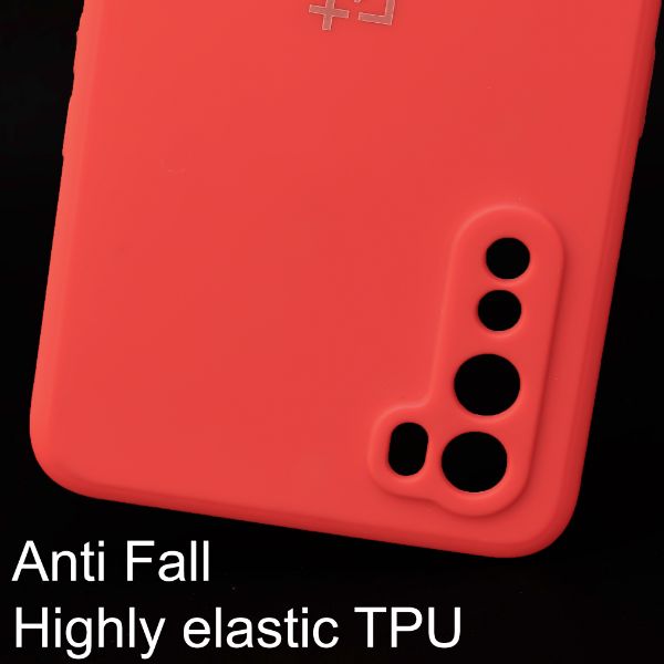 Red Candy Silicone Case for Oneplus Nord - The Hatke