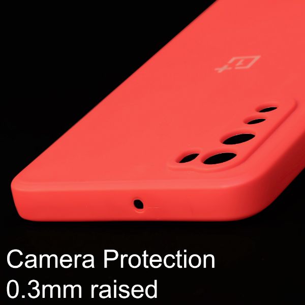 Red Candy Silicone Case for Oneplus Nord - The Hatke