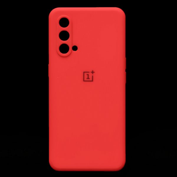 Red Candy Silicone Case for Oneplus Nord CE - The Hatke