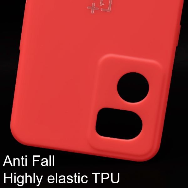 Red Candy Silicone Case for Oneplus Nord CE 2 - The Hatke