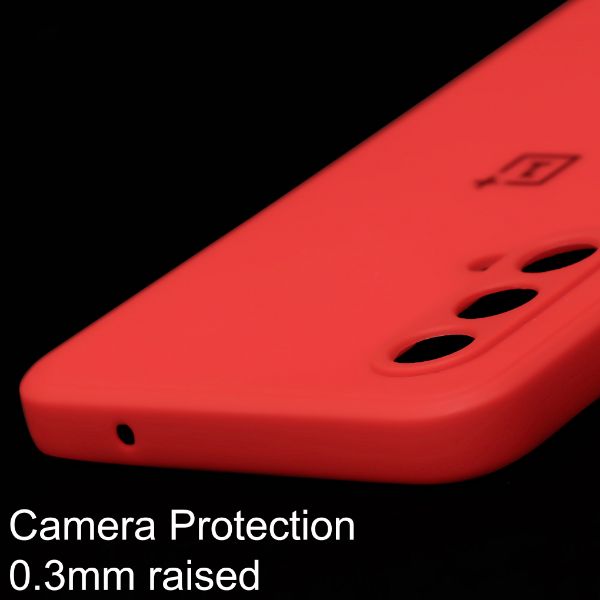Red Candy Silicone Case for Oneplus Nord CE - The Hatke