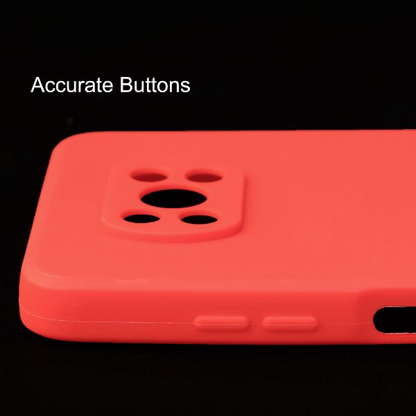 Red Candy Silicone Case for Poco X3 Pro - The Hatke