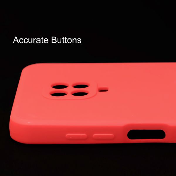Red Candy Silicone Case for Redmi Note 9 pro - The Hatke