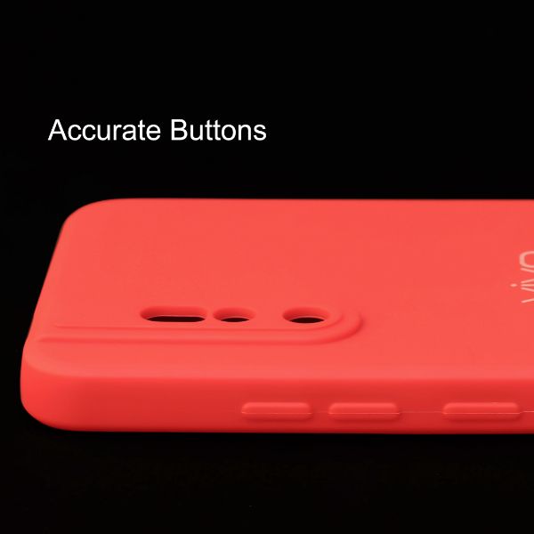Red Candy Silicone Case for Vivo V15 Pro - The Hatke