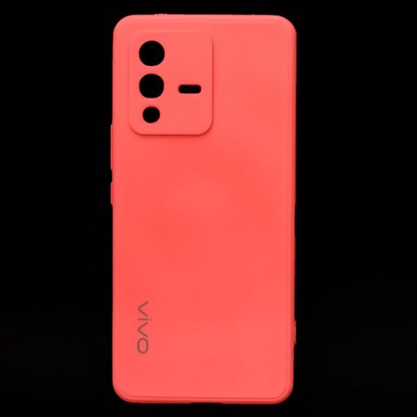 Red Candy Silicone Case for Vivo V23 - The Hatke