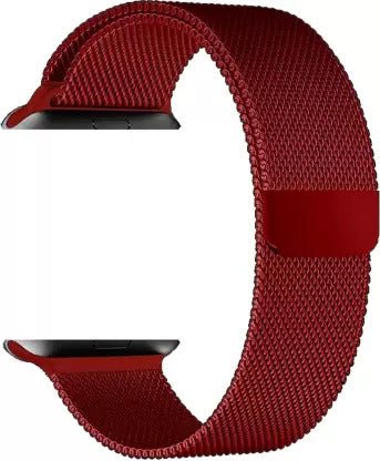Red Chain Strap For Smart Watch 22mm - The Hatke