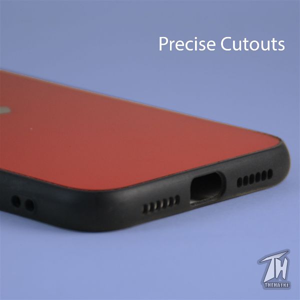 Red mirror Silicone Case for Apple iphone 11 pro max - The Hatke