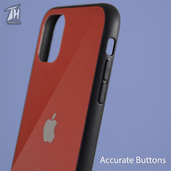 Red mirror Silicone Case for Apple iphone 11 pro max - The Hatke