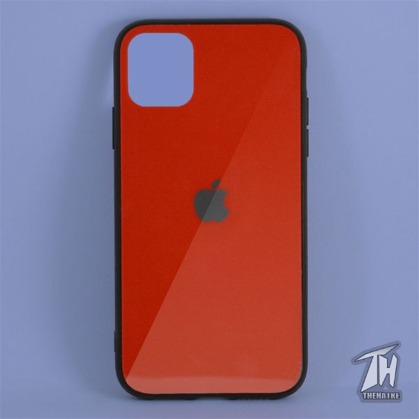 Red mirror Silicone Case for Apple iphone 11 pro max - The Hatke