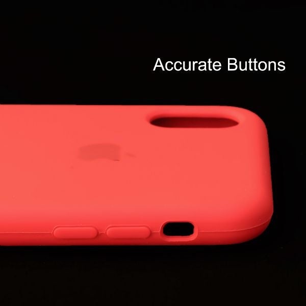 Red Original Silicone case for Apple iphone Xs Max - The Hatke