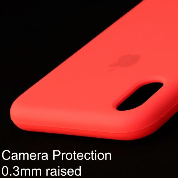 Red Original Silicone case for Apple iphone Xs Max - The Hatke