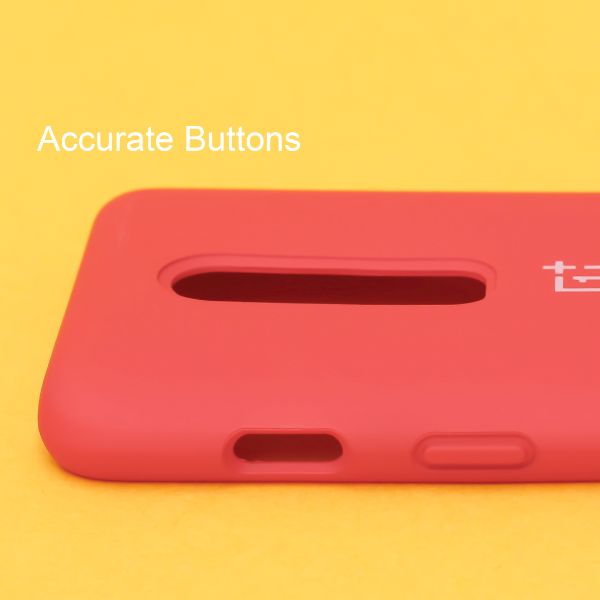 Red Original Silicone case for Oneplus 6 - The Hatke