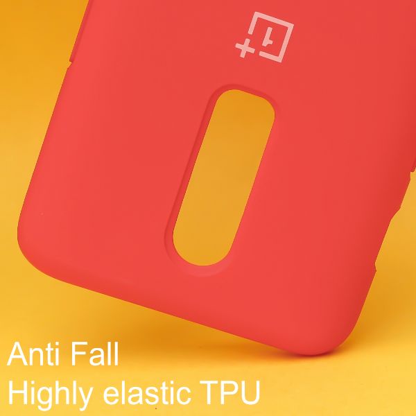 Red Original Silicone case for Oneplus 6 - The Hatke