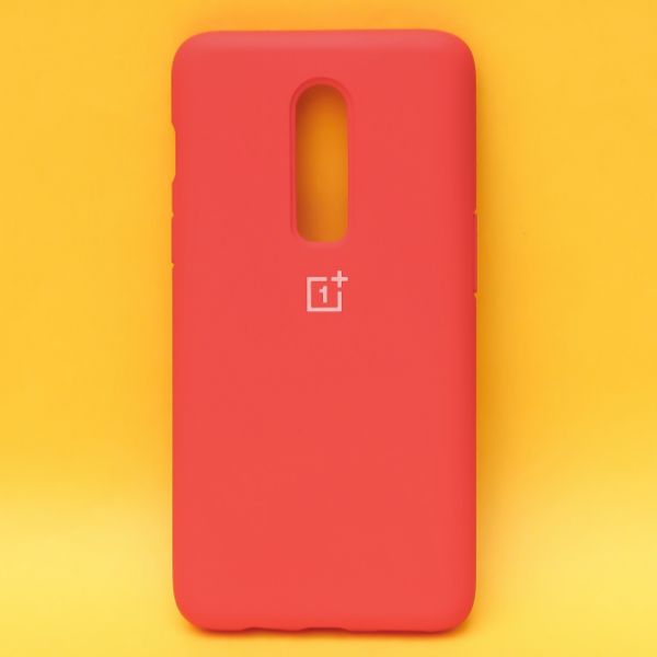 Red Original Silicone case for Oneplus 6 - The Hatke
